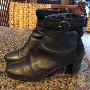 Aquatalia Leather Ankle Boots